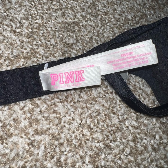 PINK  Black & Pink Wear Everywhere Push Up Bra Size 32D - Picture 6 of 6
